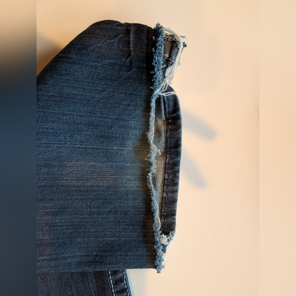 Y2K Big Star Sophie Dark Wash Ultra Low Rise Flare Jeans 29 - Picture 11 of 15